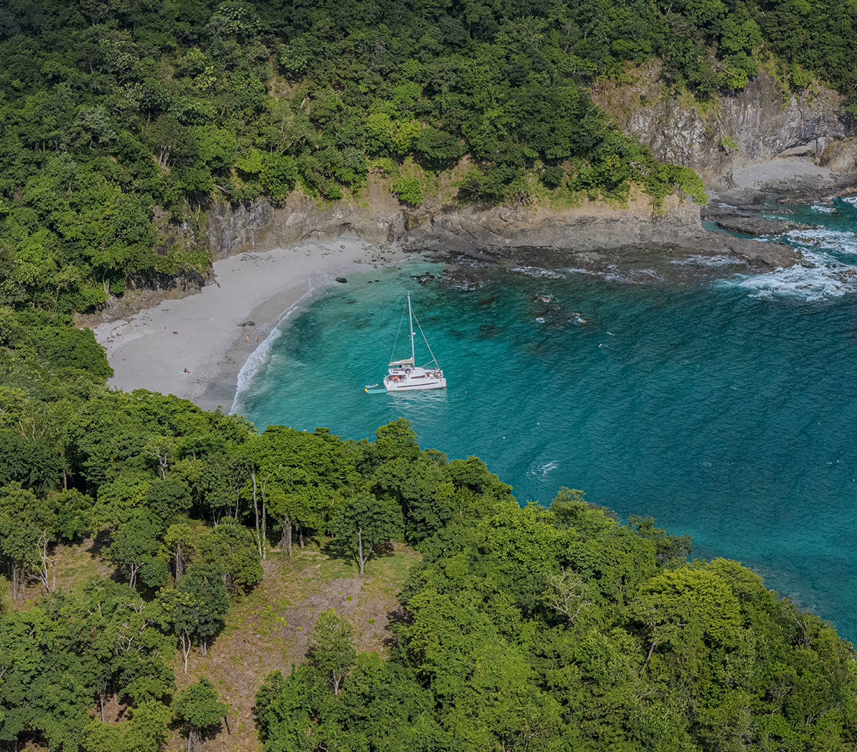 Catamaran sailing